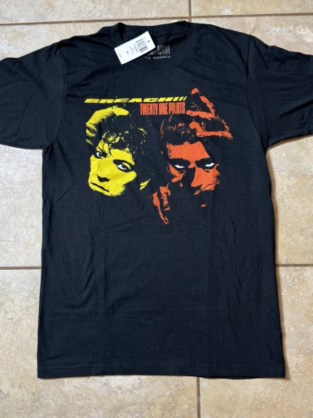Twenty One Pilots Breach Double Portrait T-Shirt Size SMALL New With Tags